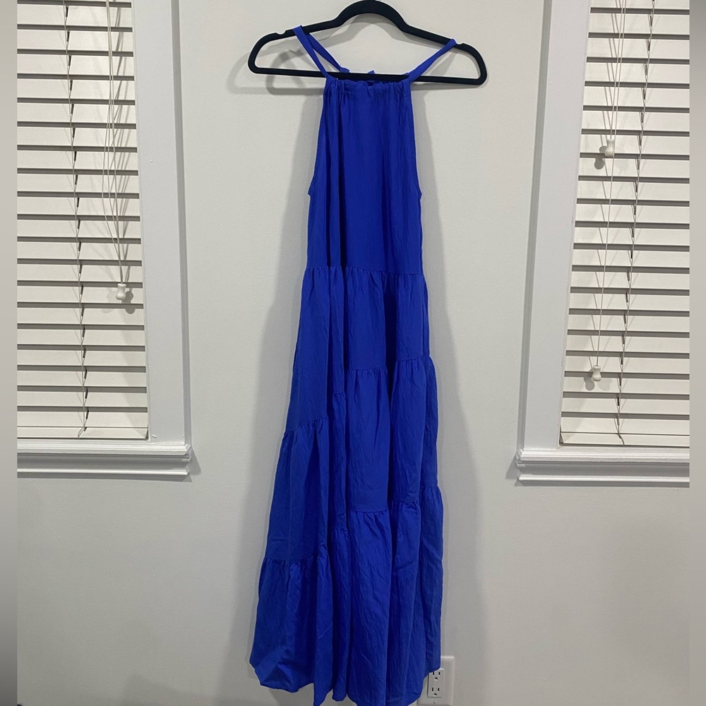 Blue dress